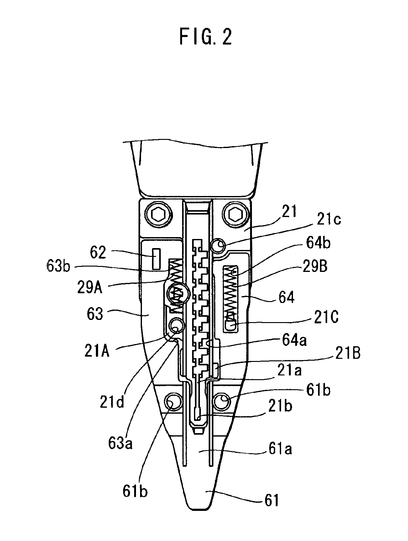 Fastener driving tool having contact arm in contact with workpiece