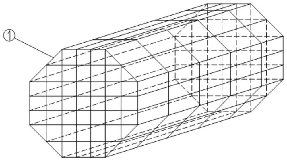 Net cage filling type floating breakwater