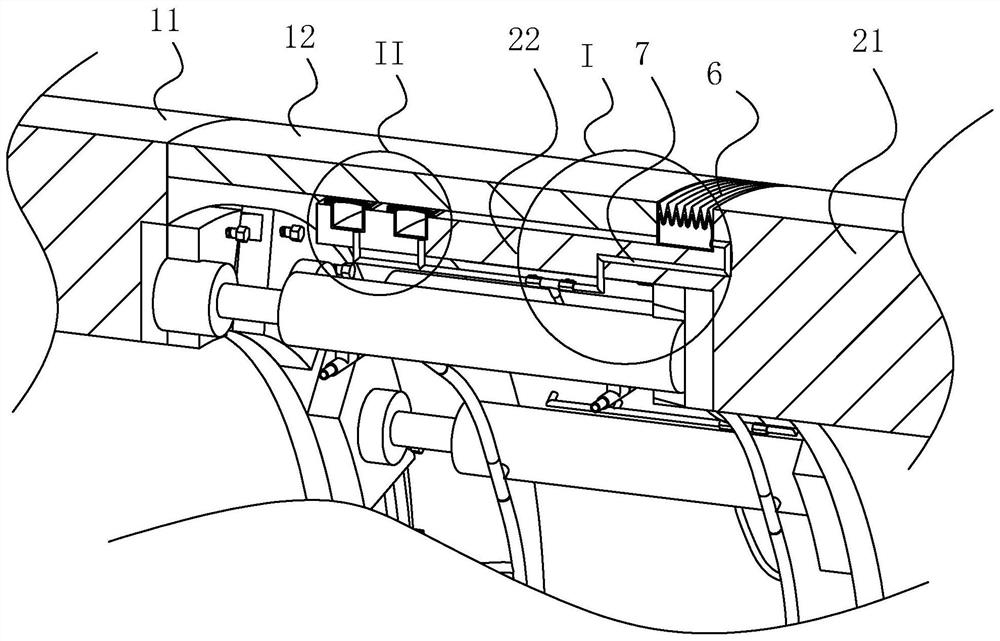 F-shaped reinforced concrete trunk pipe jacking