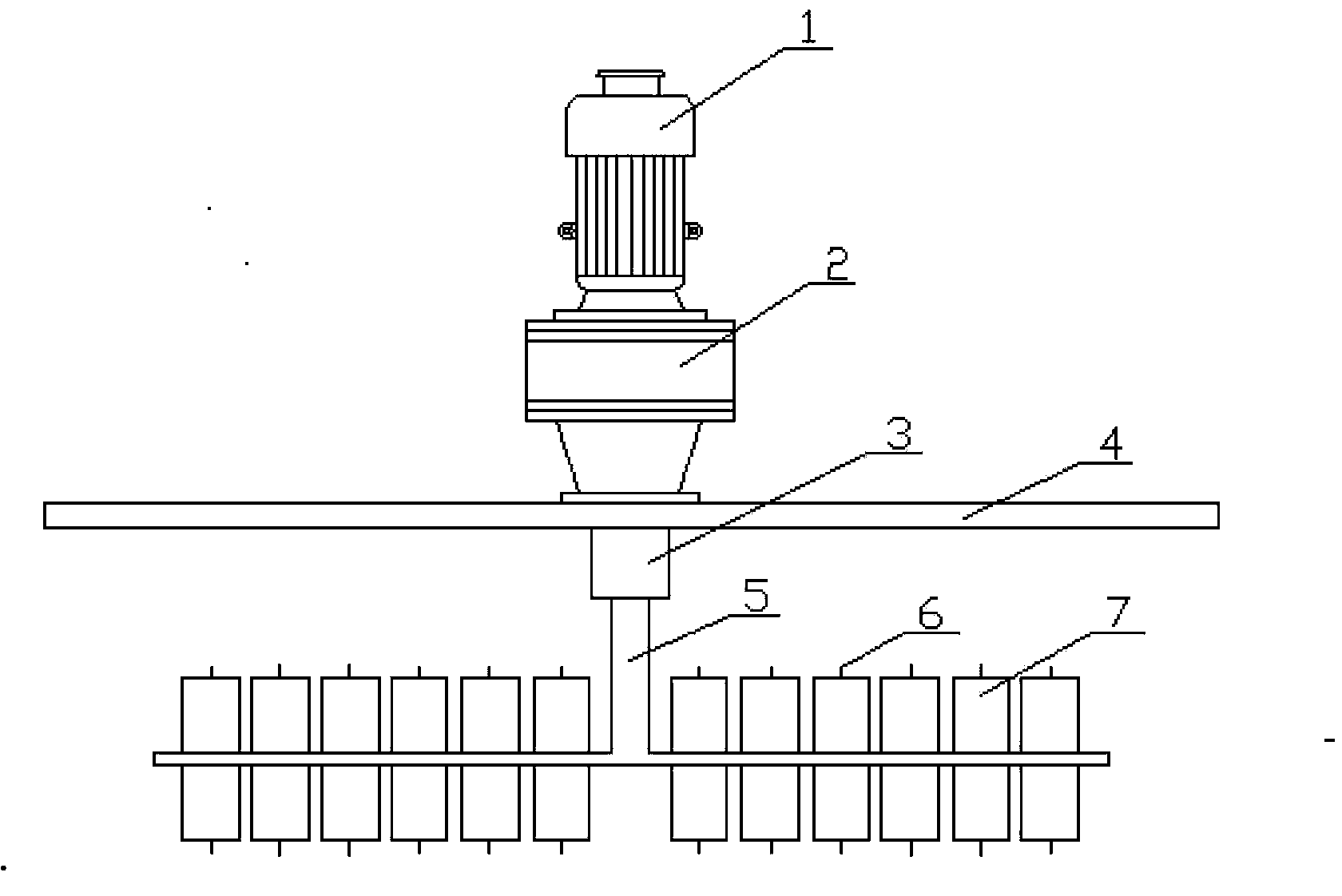 Sewage air flotation scum defoaming machine