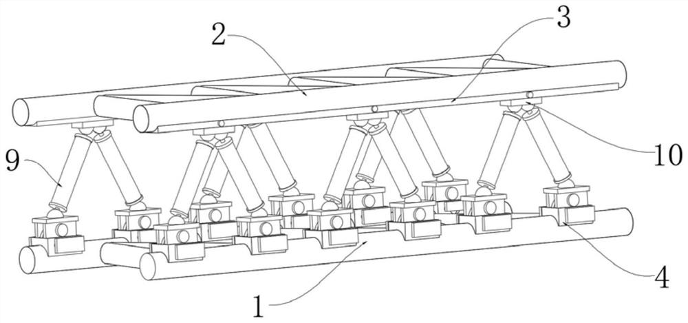 Half-reverse construction method for split-level steel structure building