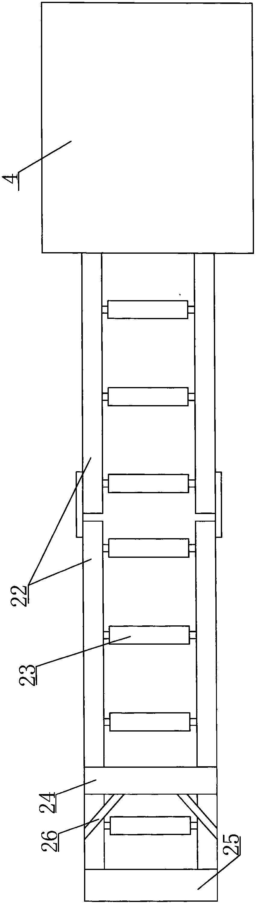 Forging and pressing device and method special for coal mine hydraulic support cylinder barrel