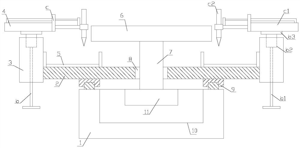 A pvc sheet ring cutting equipment