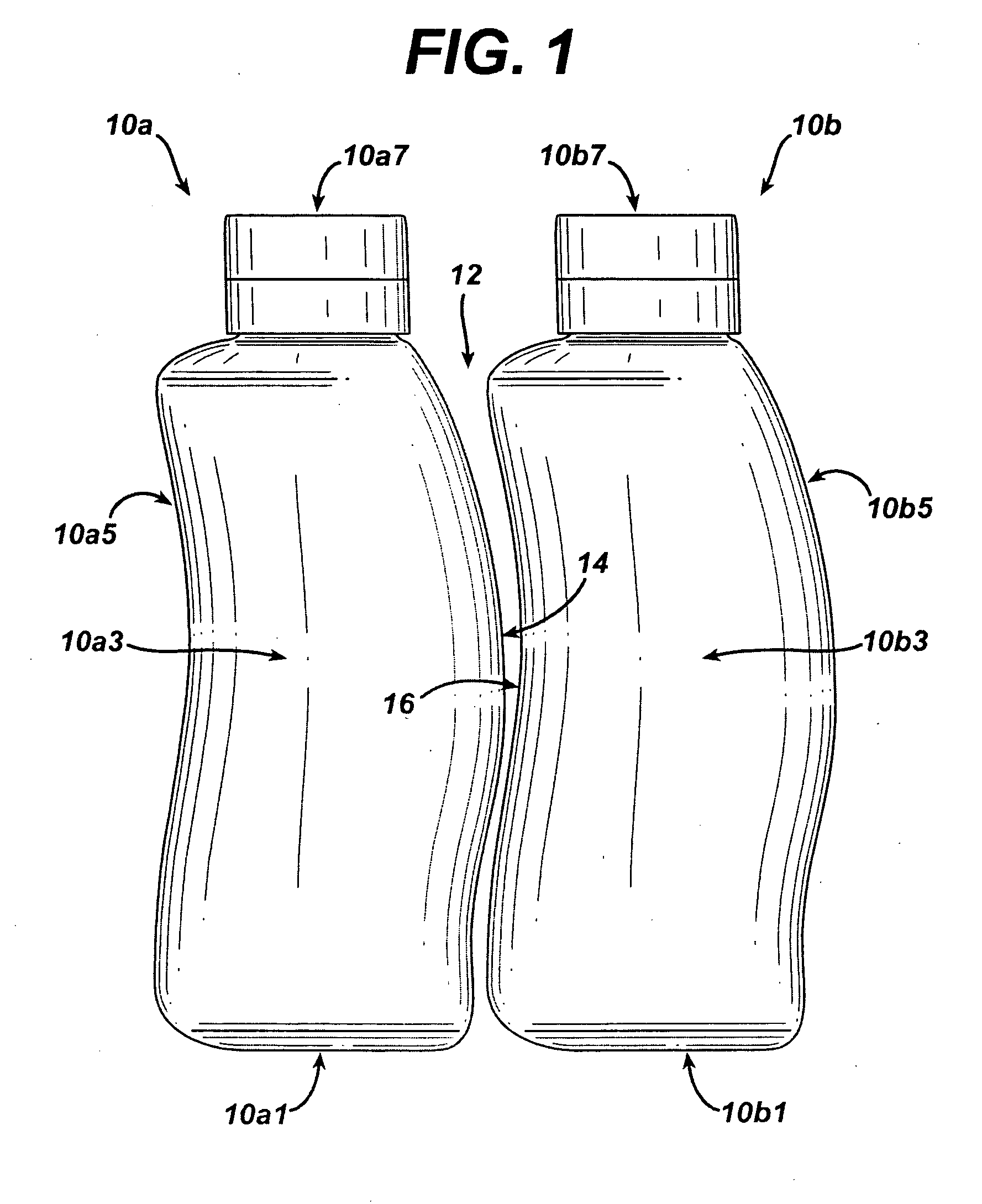 Packaging with continuing labels