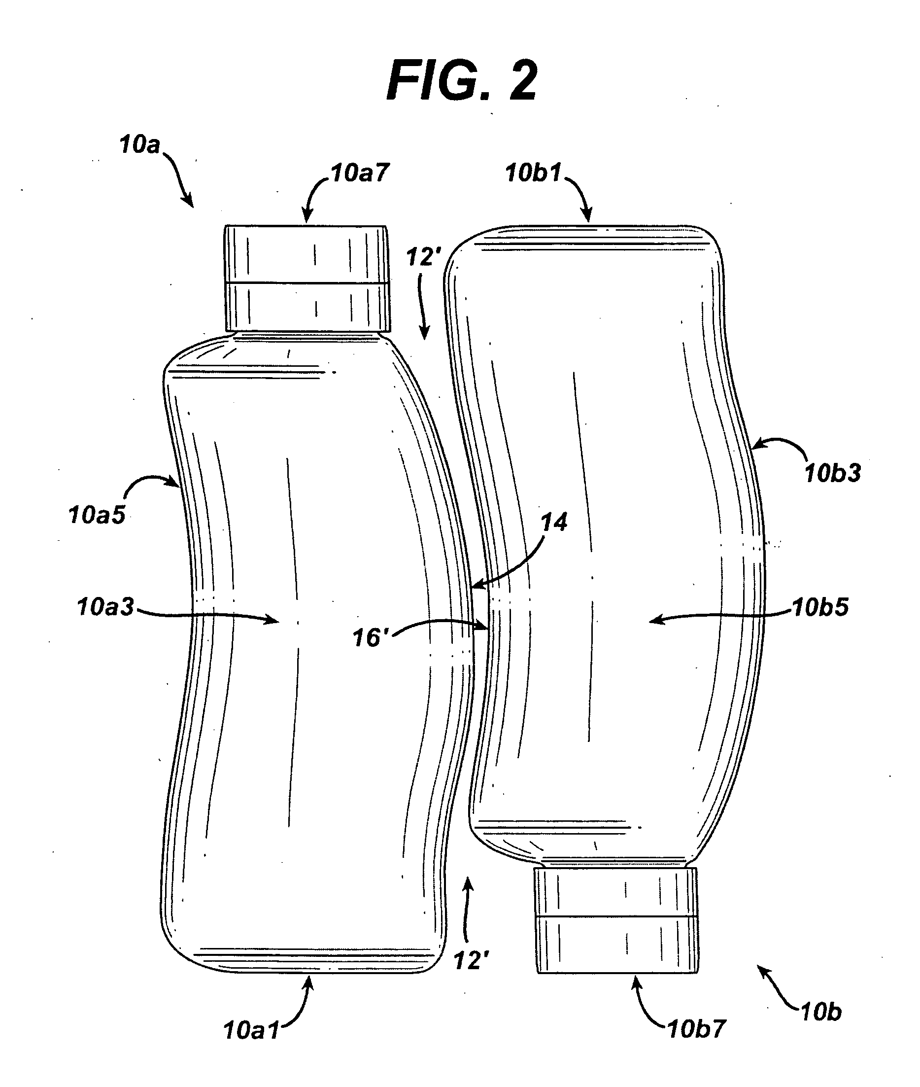 Packaging with continuing labels