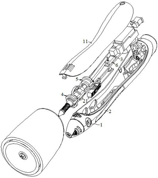 Material conveying device