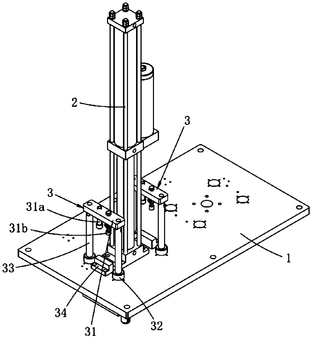 A bush pressing mechanism