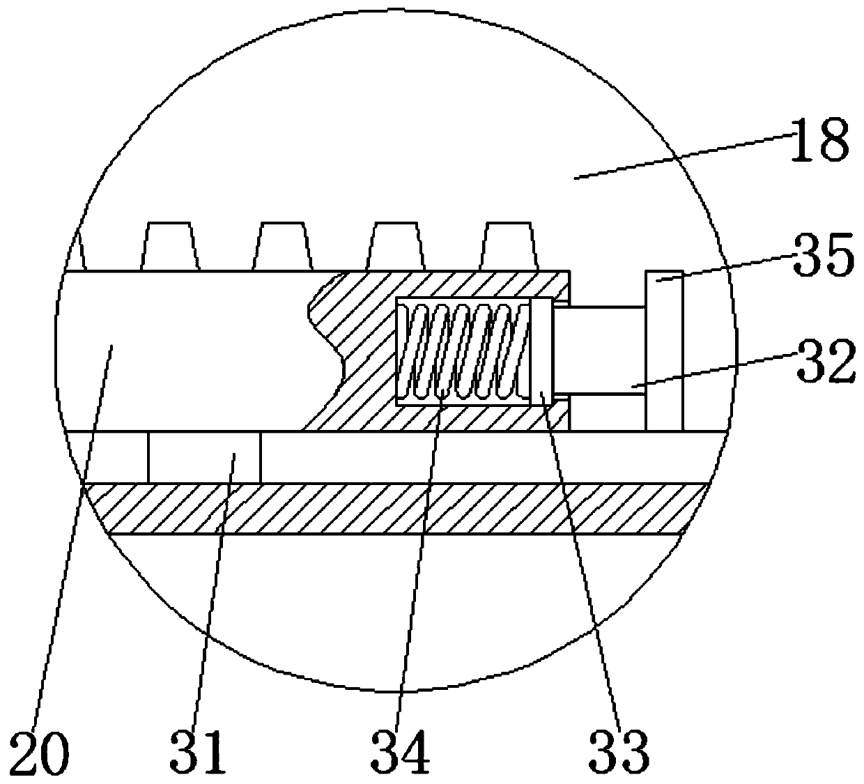 A feeding device for biomass pellet production that can adapt to different docking equipment