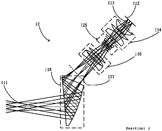 Optical system with visibility adjustment function