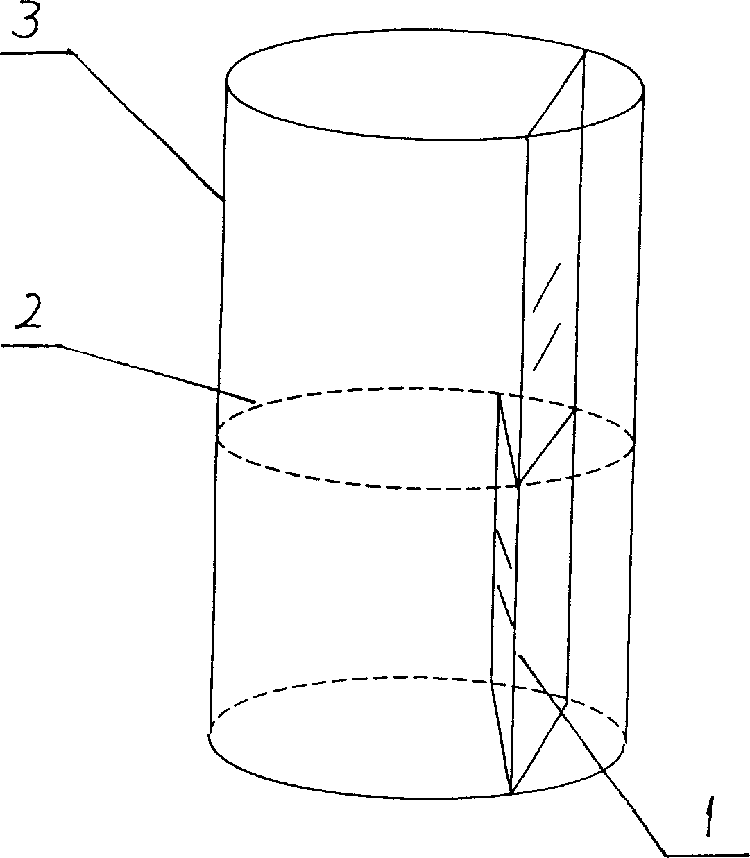 Digitized liquid level measuring method using laser conduction