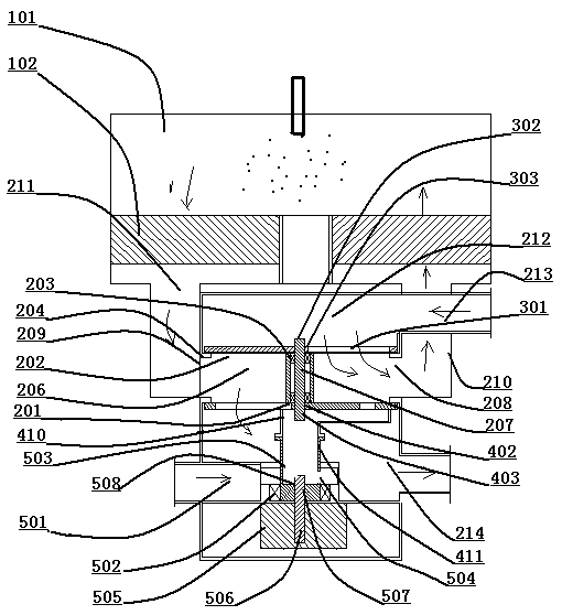 Heat-storage combustion device with double-valve-plate rotary valve