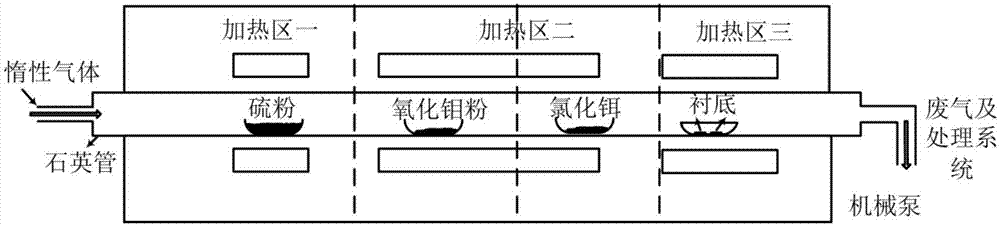 Preparation method of erbium-doped molybdenum disulfide film