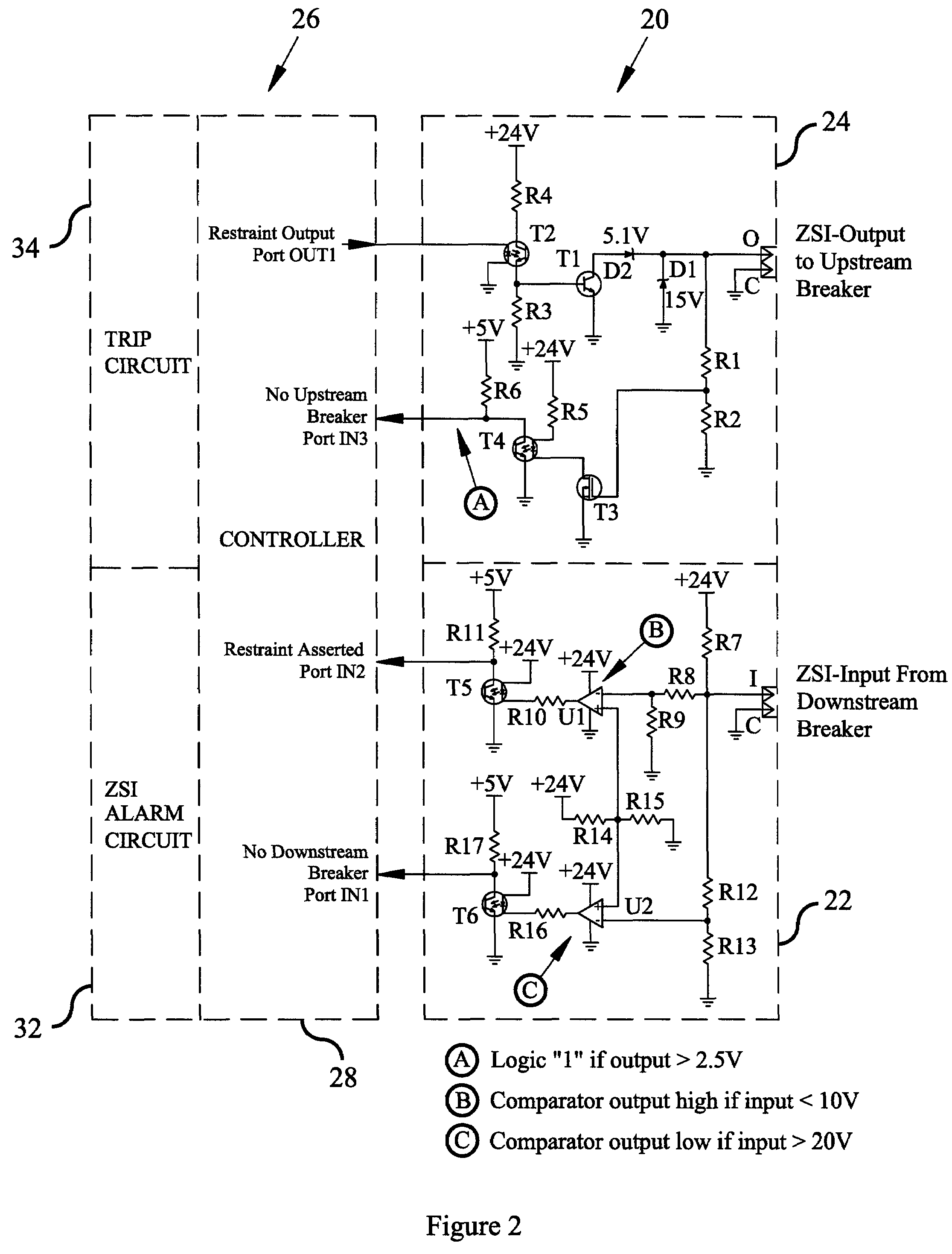 Circuit breaker trip unit with zone selective interlock and system monitoring