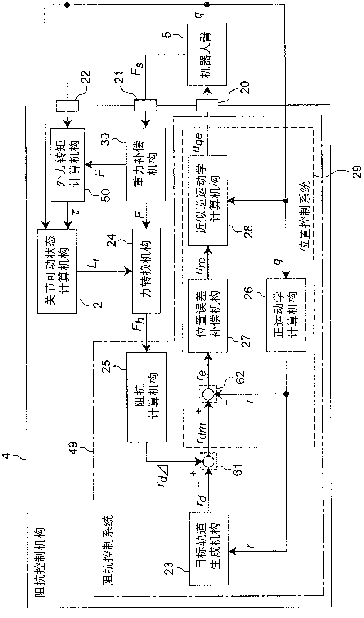 Robot, robot control device, and control method