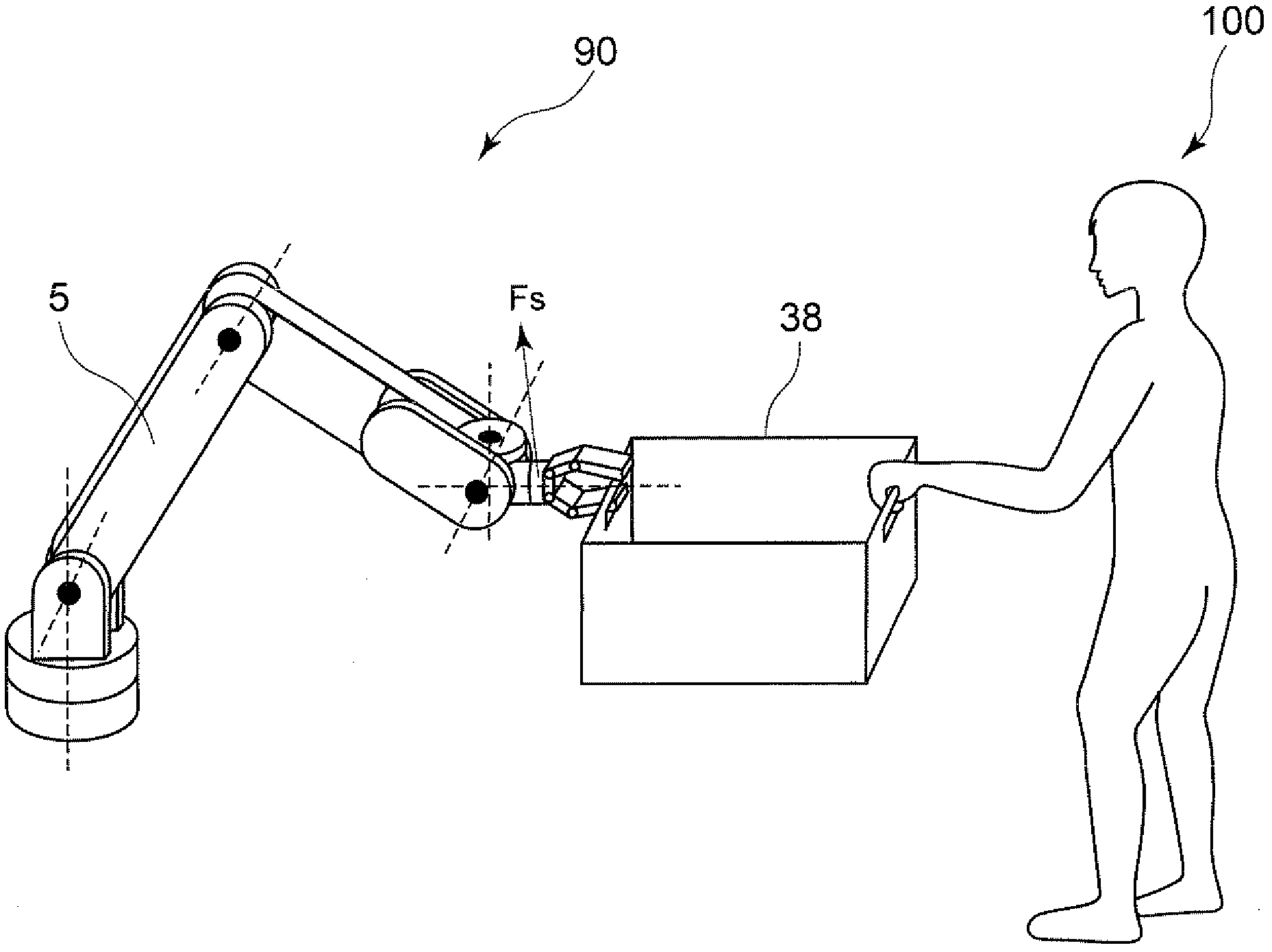 Robot, robot control device, and control method