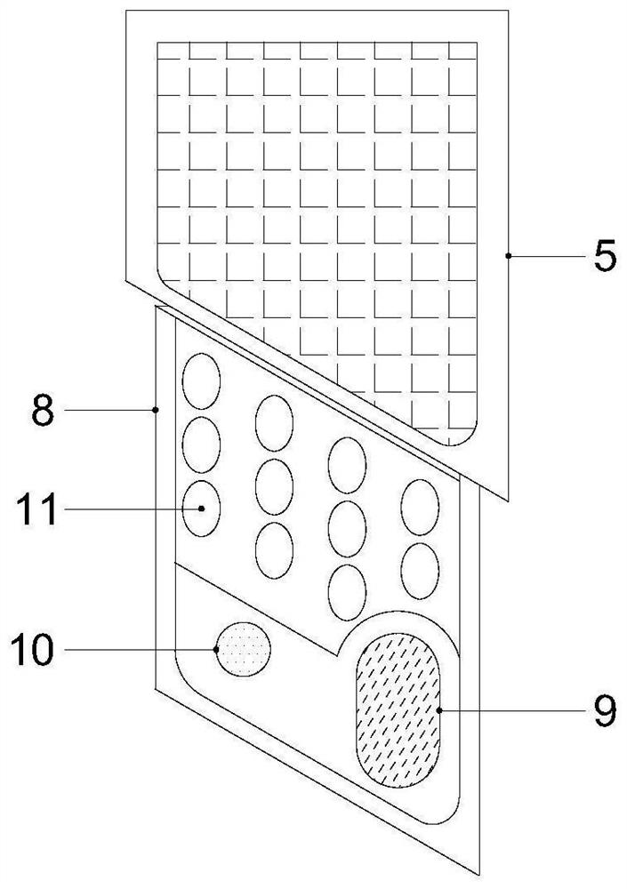 Fingerprint lock with protection structure and control system thereof