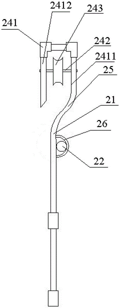 Overhead transmission line live deicing device