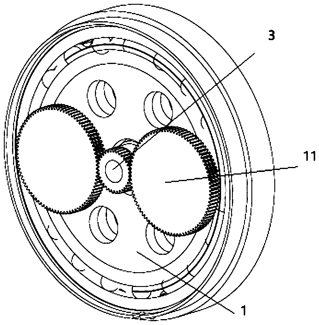 Reduction gear with multistage speed reducing function