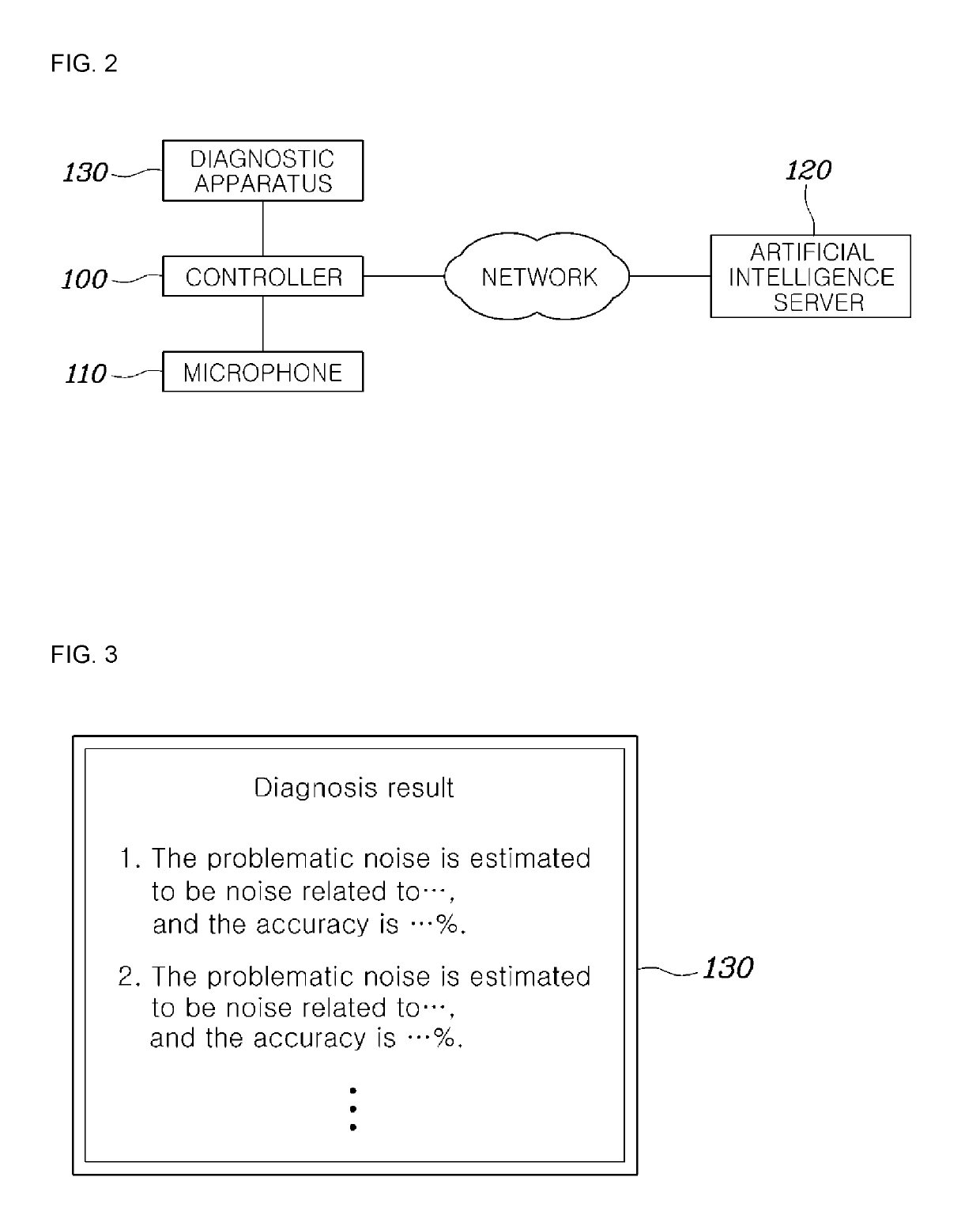 Method for diagnosing noise cause of a vehicle