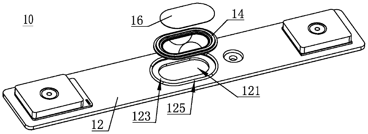 Battery top cover assembly and single battery