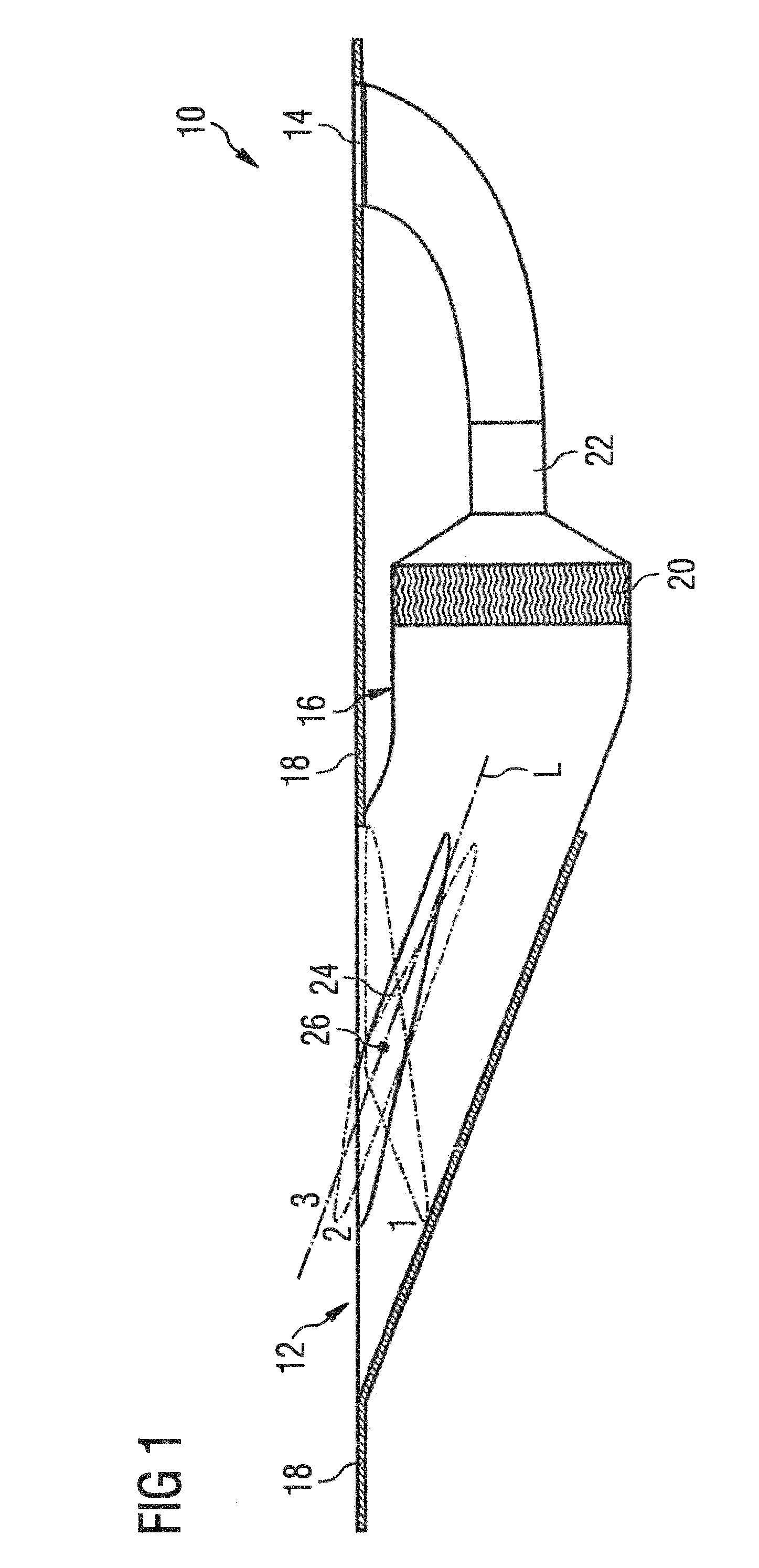 Air duct for supplying ambient air in an aircraft