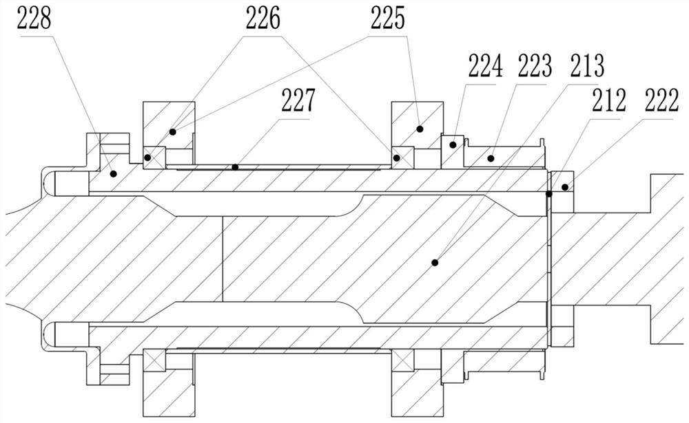 Longitudinal-radial coupled vibration ultrasonic rolling welding device