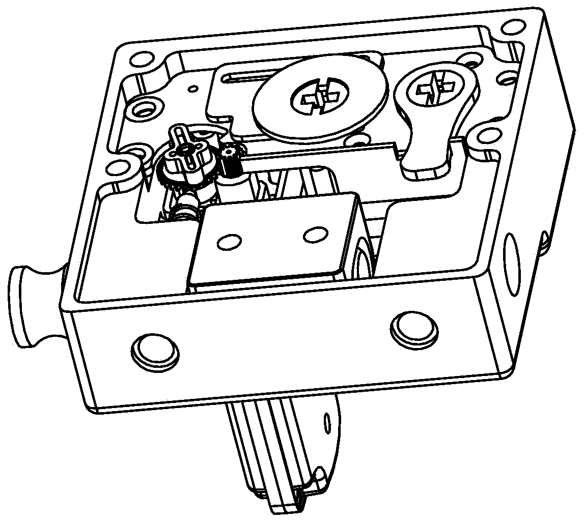 A mechanical key unlocking structure of an electronic lock