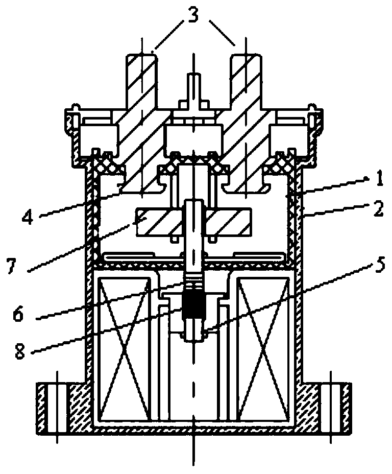 Vacuum interrupter, vacuum DC high voltage relay and preparation method thereof