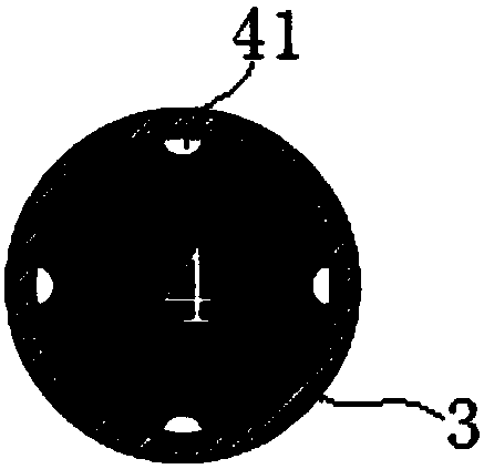 Magnetic force constraint piston type stable flow valve