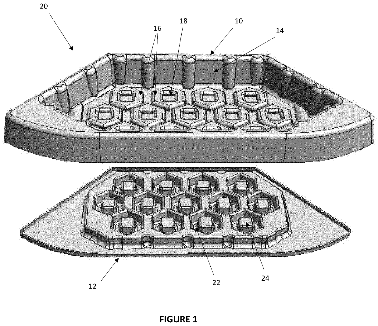 Method and apparatus for creating a kneeler pad using a thermoforming process