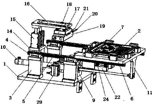 Hot-pressing assembly mechanism for SNAP parts of notebook computer