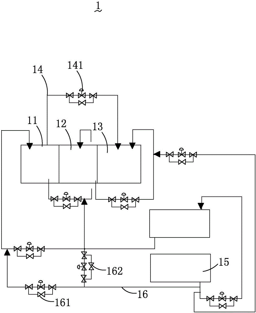 Ammonia synthesis device refrigeration system