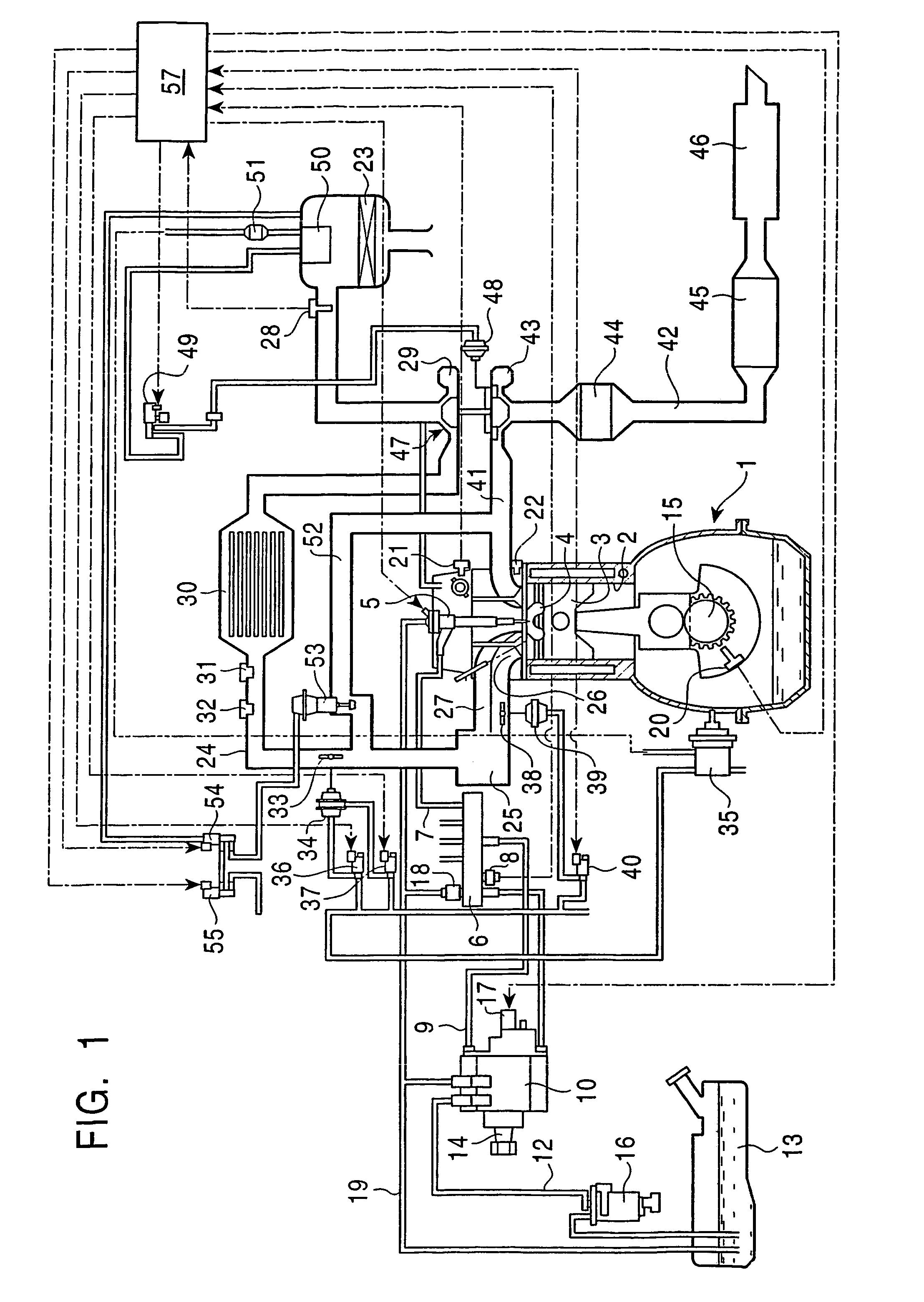 Diesel engine control system and control method