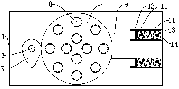 Constant temperature oscillation device for reagent detection