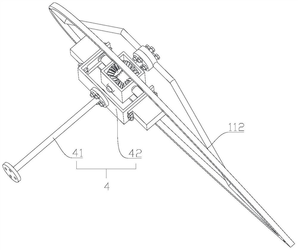 Manta ray imitating pectoral fin mechanism and manta ray imitating robot