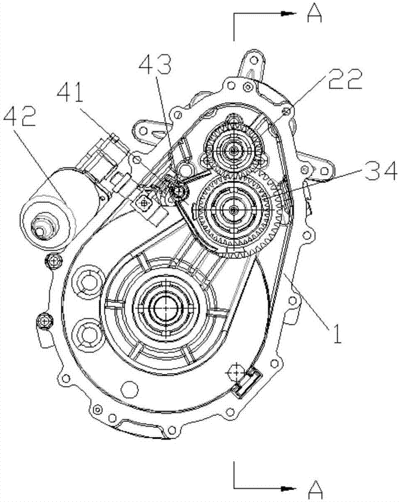 Two-gear speed changing box and electric automobiles