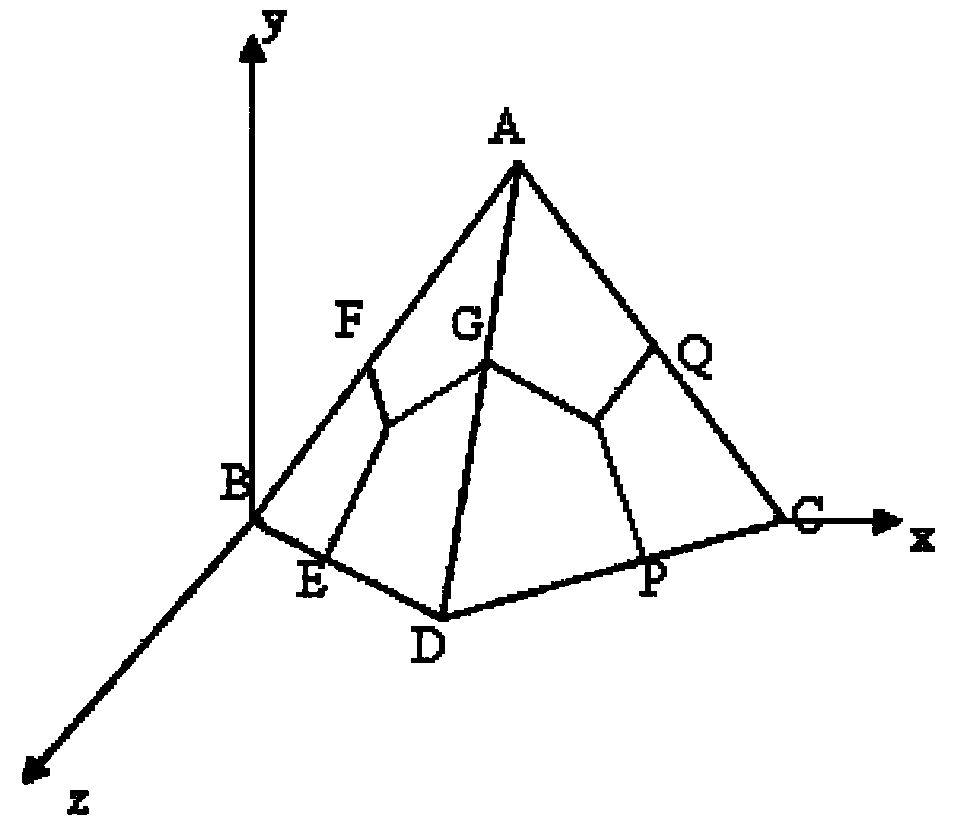 Method for calibrating parameters in camera through solving circular ring points by utilizing regular tetrahedron