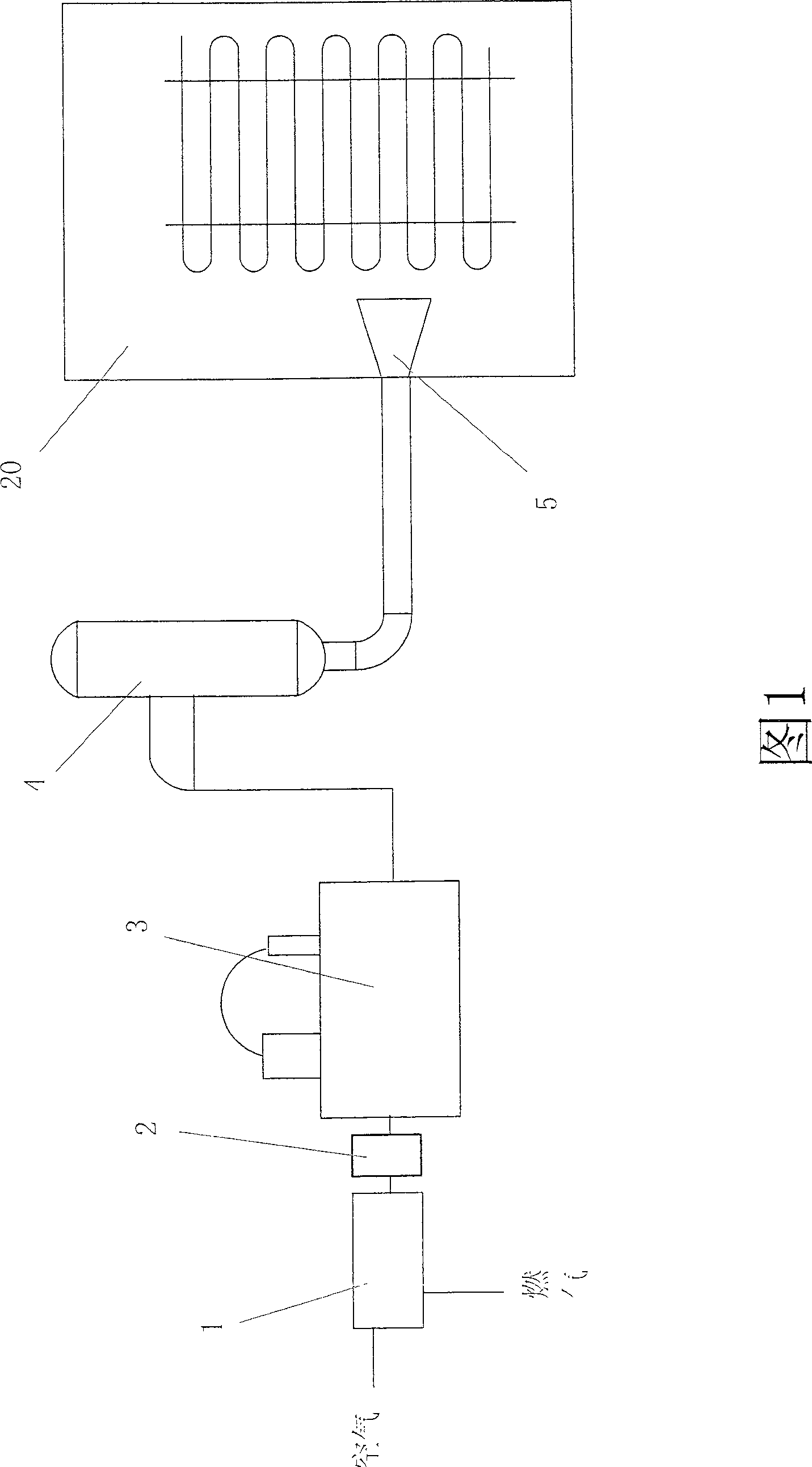 Method for preventing high-temperature two-explosion of gas high-energy impulse dusting device