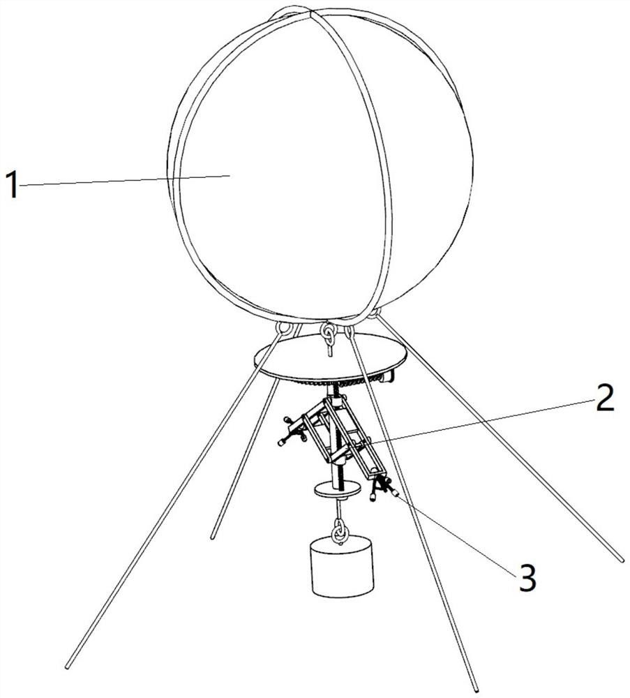 Geographic information image acquisition device and method facilitating angle positioning