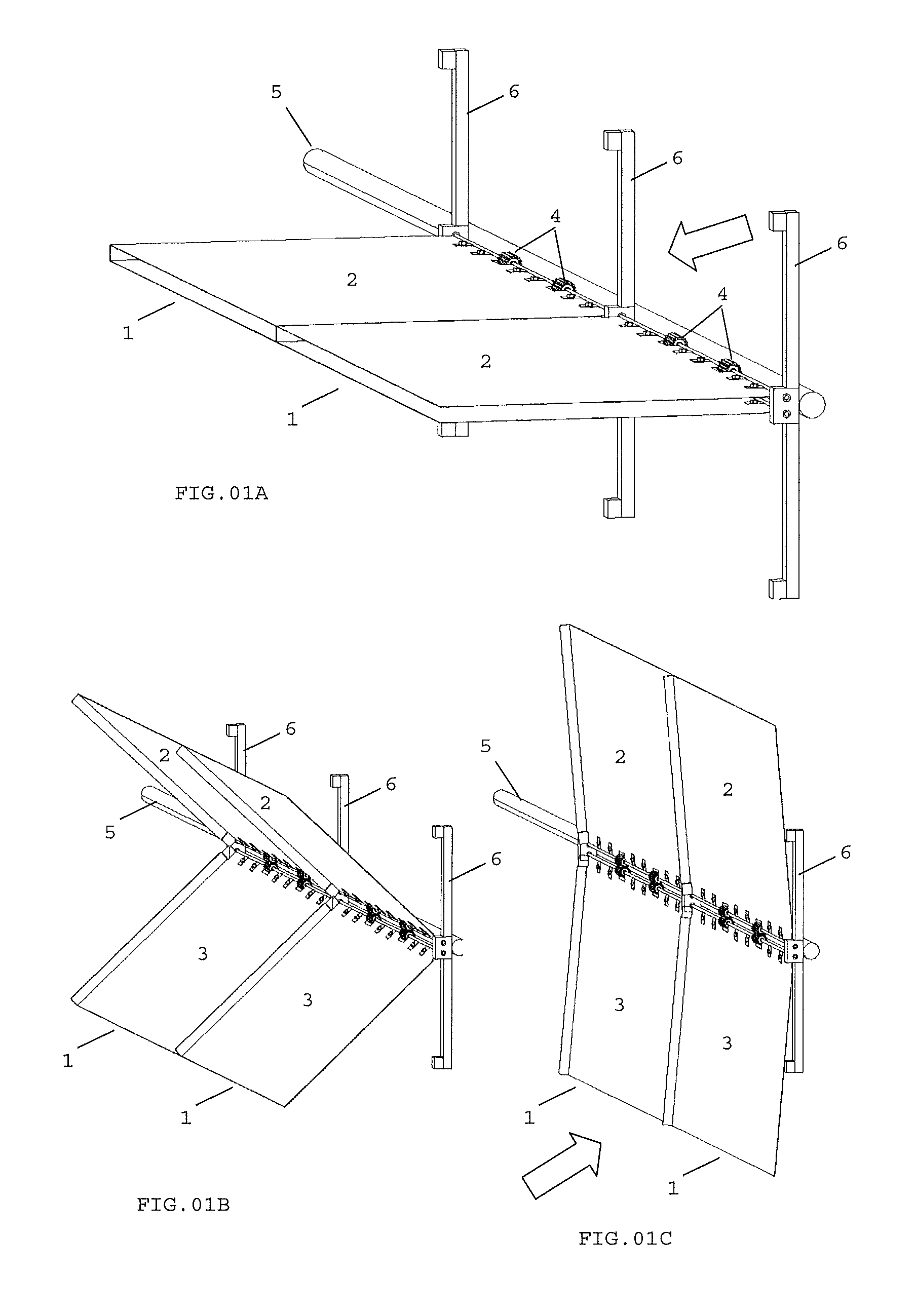 Vertical wind turbine with articulated blades