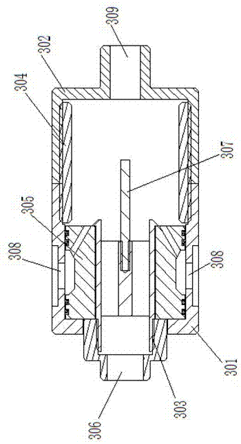 Compressed nitrogen rotation-type foam proportionally-mixed fire extinguishing system