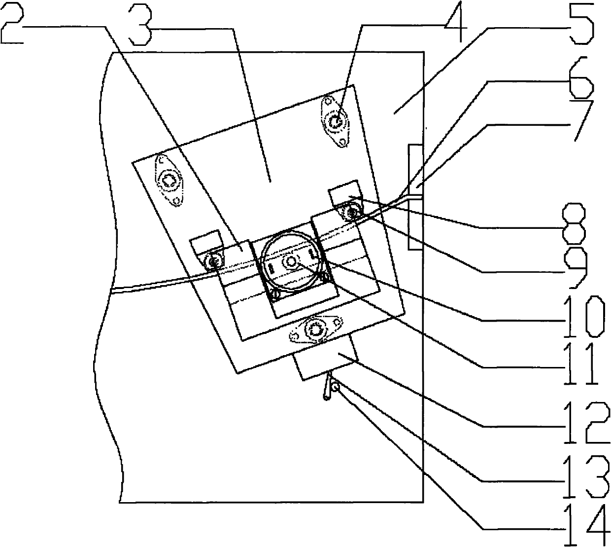 Automatic arc reciprocating mobile computer display