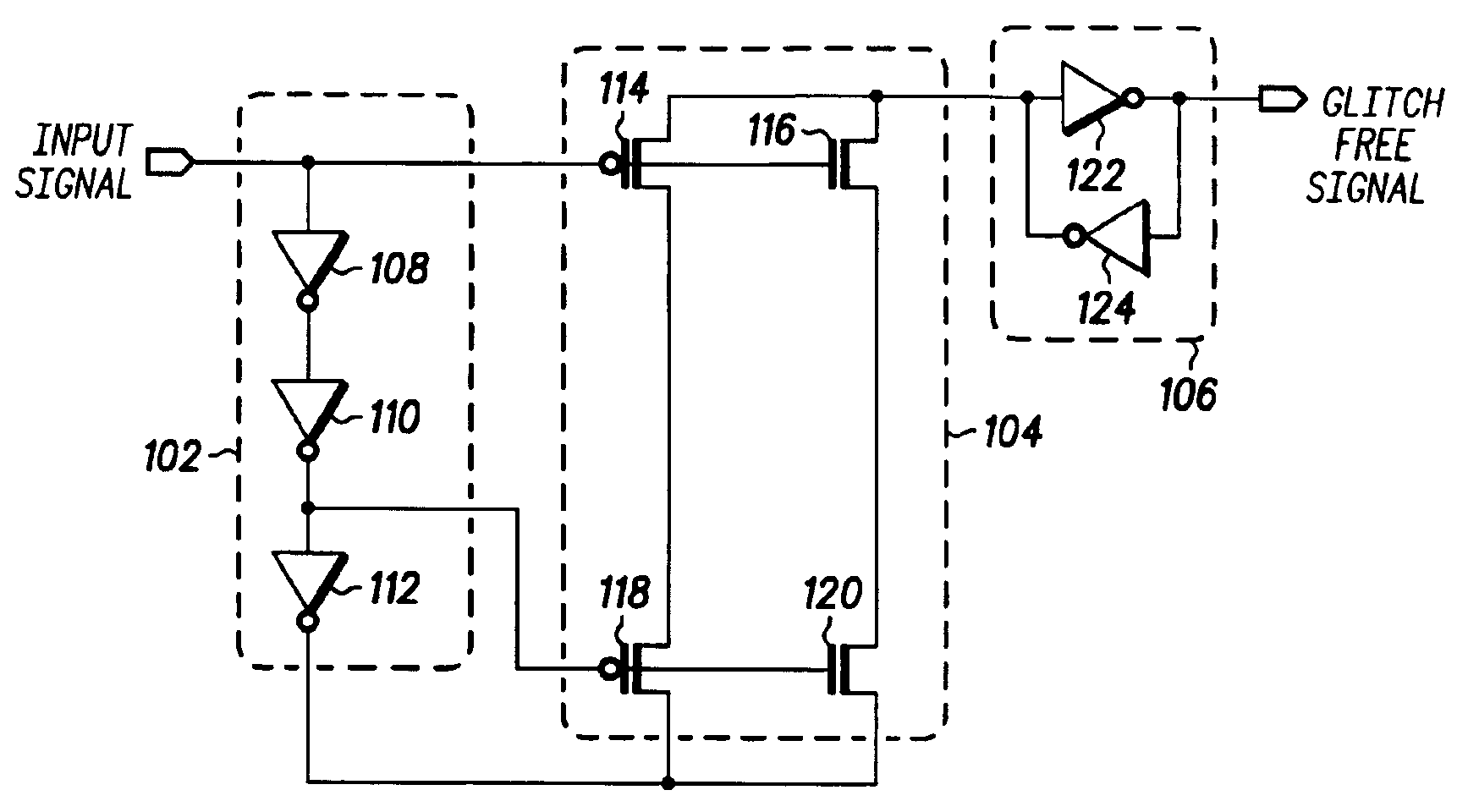 Glitch removal circuit