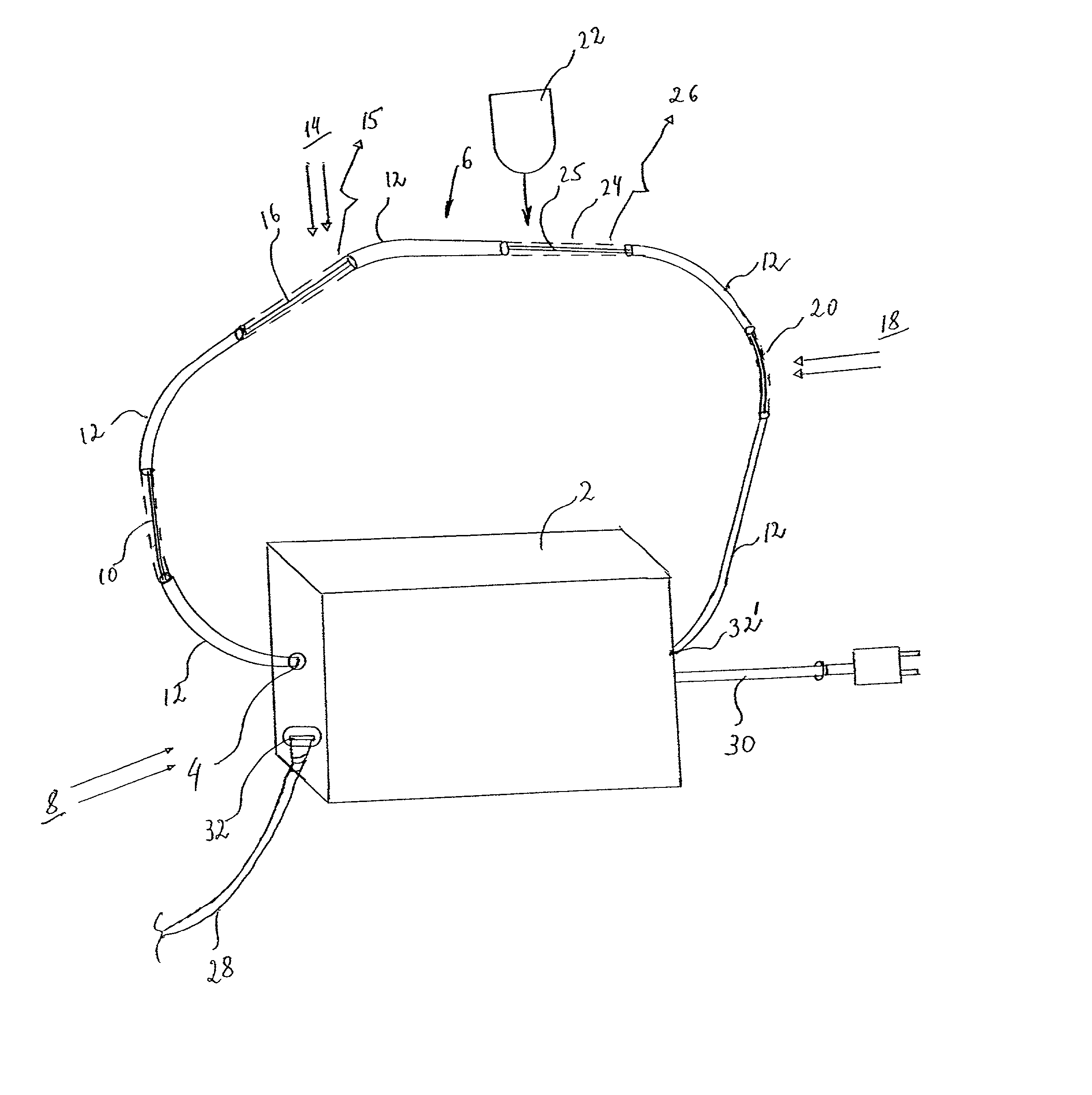 Distributed fiberoptic sensors