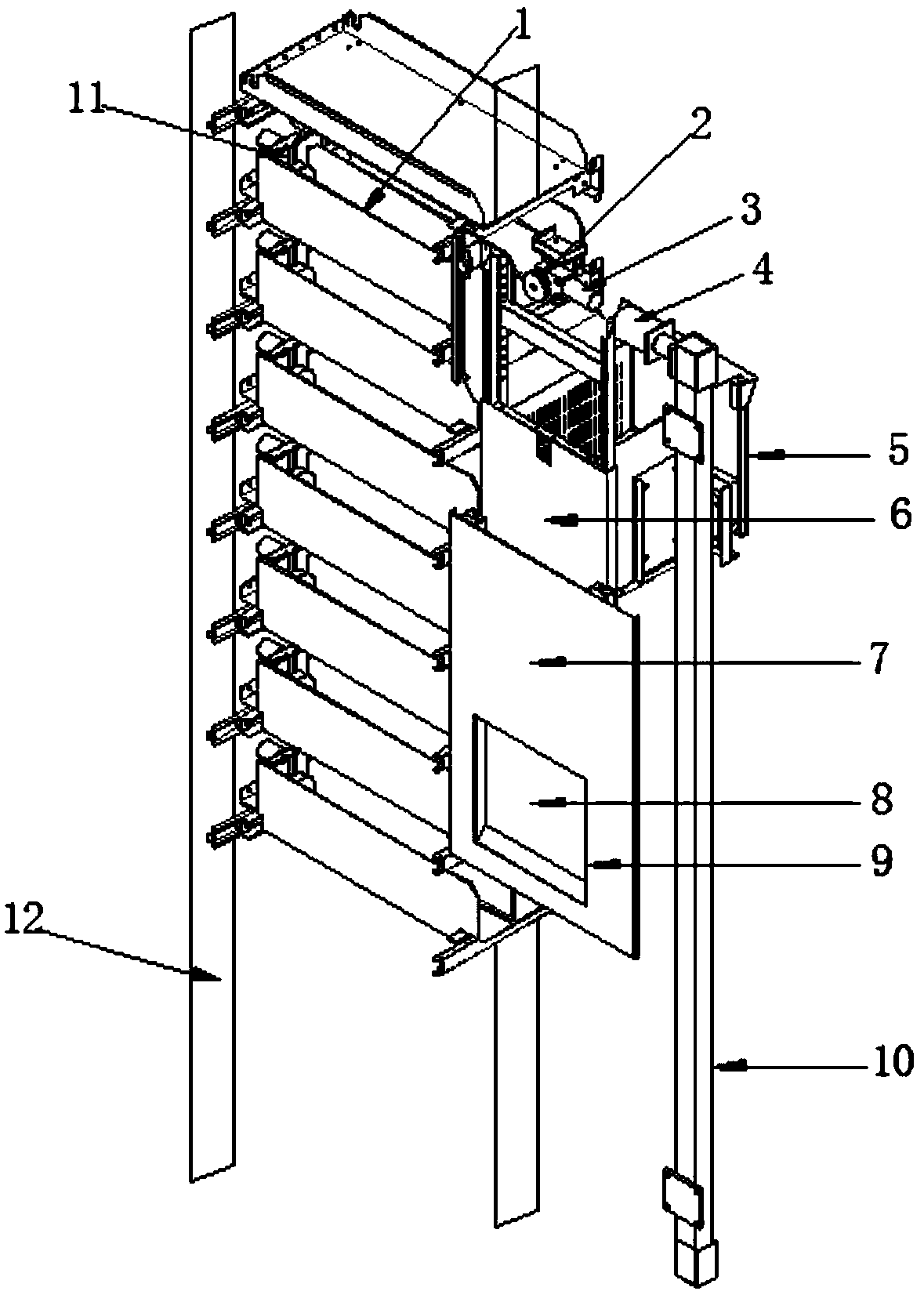 Intelligent unattended vending machine and goods discharge method