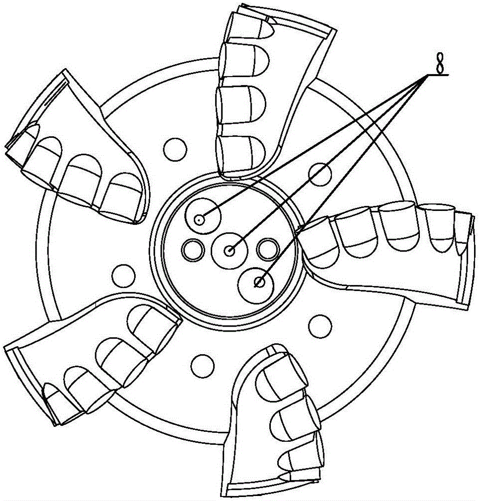 Impact breaking type PDC bit