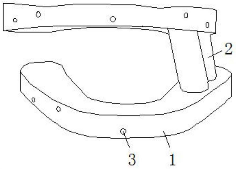 Fixed jaw position navigation registration guide and its registration method