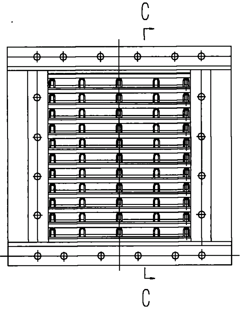 Non-welded plate type heat exchanger