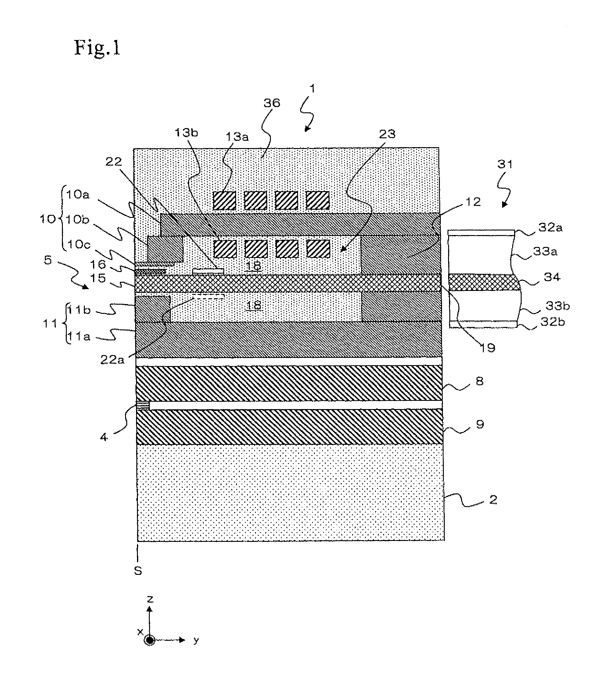 Wave guide that attenuates evanescent light of higher order TM mode