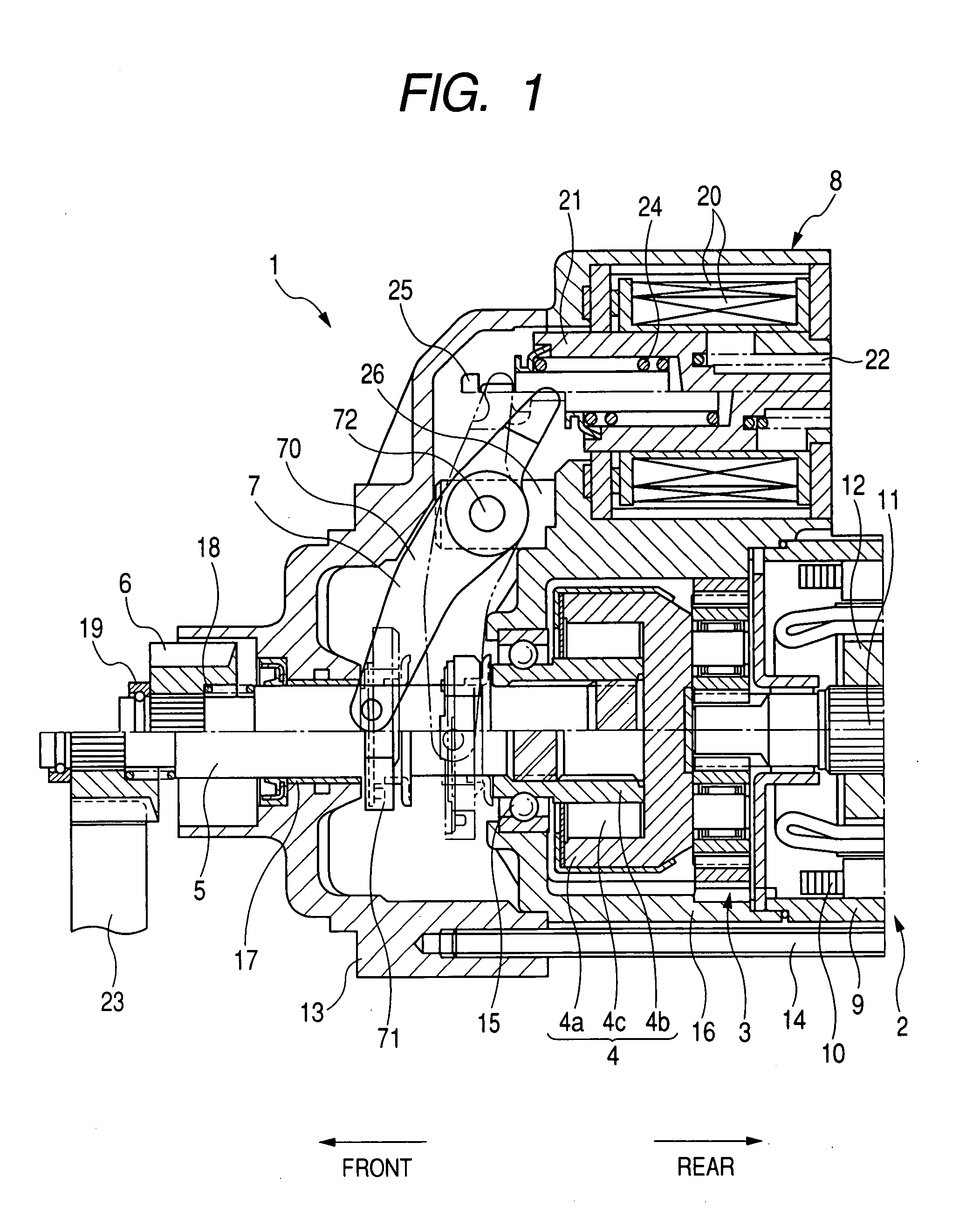 Engine starter having shift lever with lubricant-blocking wall